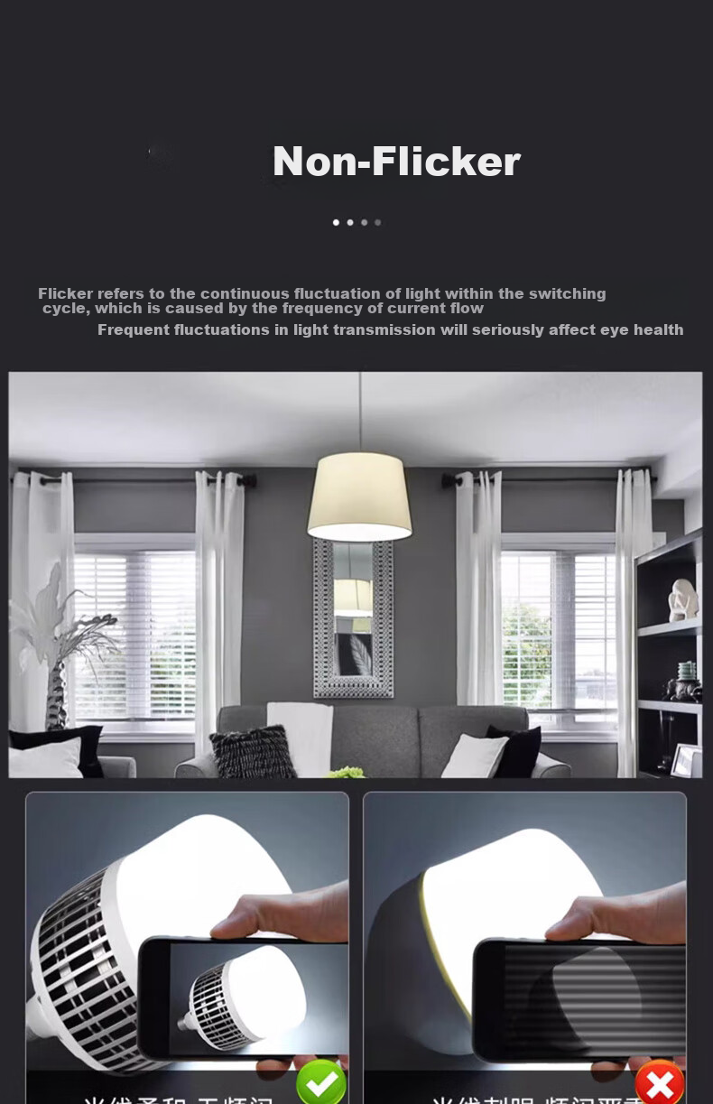 Fanyao LED Bulb High Power Super Bright E27 Screw Base Factory Warehouse Home Lighting White Light - 58W 15