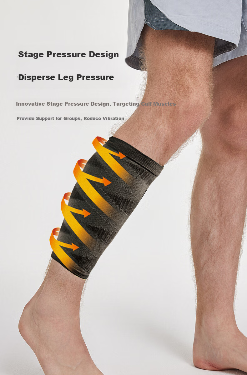 D&M Shin Guard for Men And Women, Sports Running Badminton Football Basketball Leg And Ankle Protector, One Piece 4
