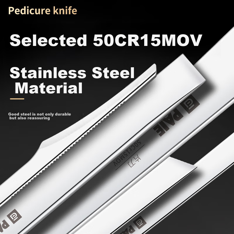 PAIE Pedicure Knife Set, Yangzhou Three Knives for Removing Dead Skin, Calluses, Corns, And Ingrown Toenails, Professional Foot Care Tool Kit