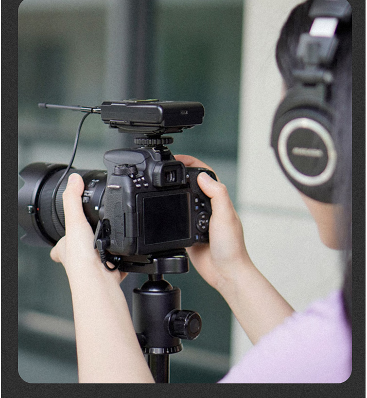 Mailada WM12S Wireless Lavalier Microphone UHF Wireless Mic Interview Lapel Mic Live Streaming Audio Equipment DSLR Camera Recording Microphone Mobile Phone Microphone 4
