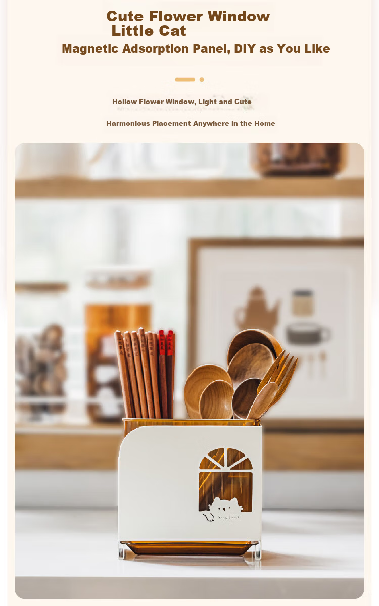 Shuke, Chubby Orange Chopstick Holder Storage Box, High-End New Design for Home Use, Wall-Mounted Kitchen Utensil Organizer with Draining Functio 12