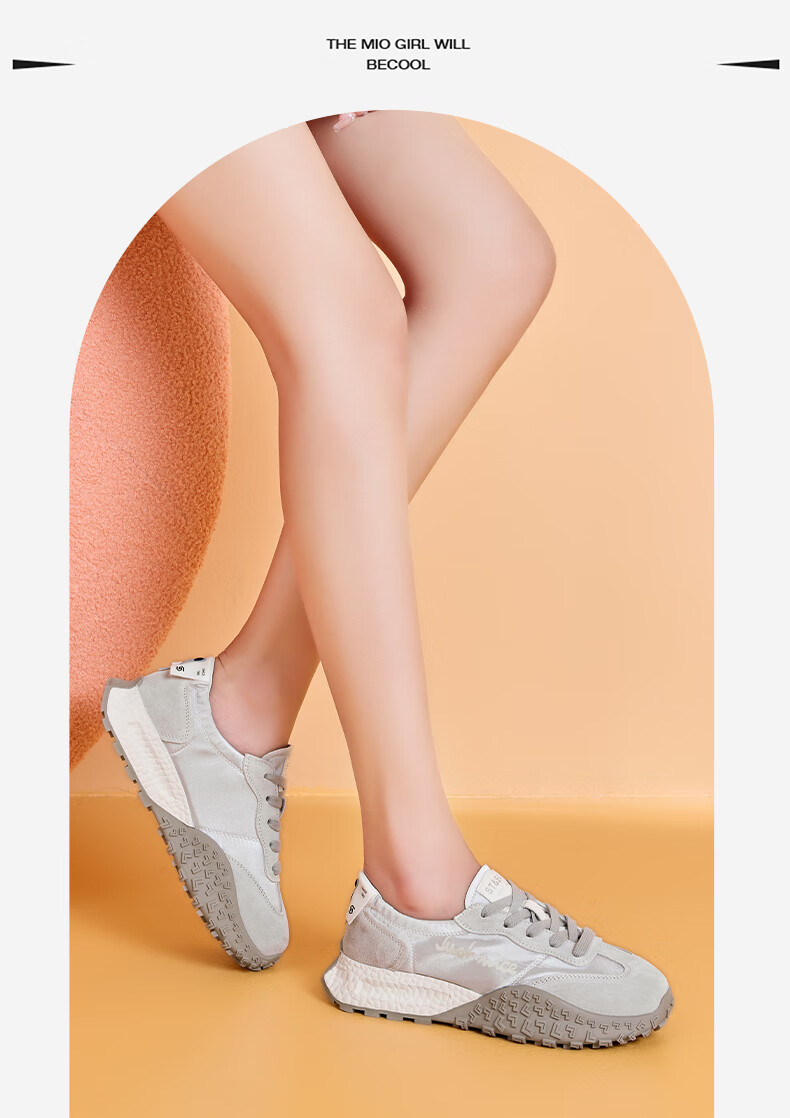 St&Sat Thick-Soled Training Shoes for Women, 2026 New Summer Style, Lightweight Breathable Soft-Soled Comfortable Non-Fatiguing Ballet Forrest Gump Sneakers 5