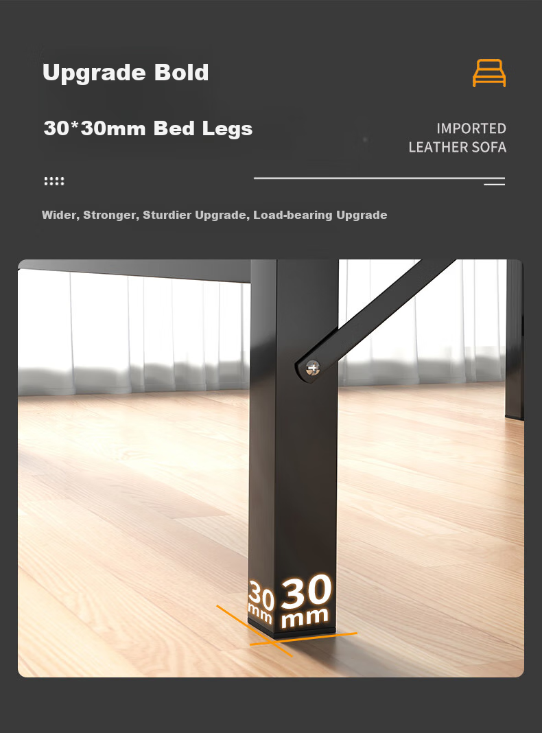 Chibailun Folding Bed, Single Bed for Home Use, Simple Bed for Office Nap, Dormitory Hard Board Bed, Portable Bed for Rental Apartments 6