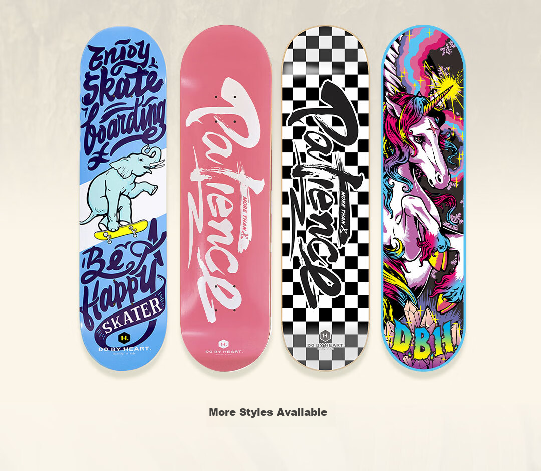 DBH Children's Skateboard for Ages 6-12, Beginner Boys And Girls, Walking Four-Wheel Professional Double-Kick Board, 7.5-Inch Unicorn Desig 6