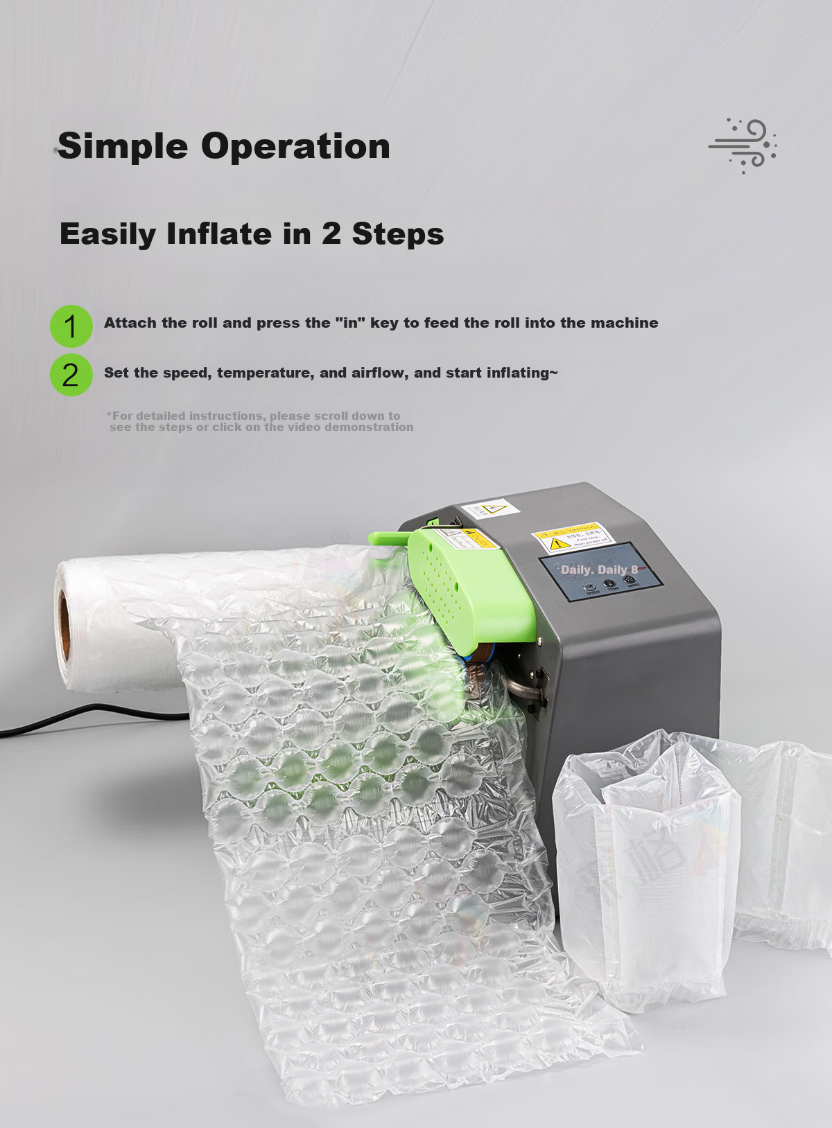 Colorful Thickened Large Bubble Gourd Bubble Wrap 40cm*300m Packaging Bubble Film Foam Packing Cushion Shockproof Anti-collision Courier Bubble Paper (Uninflated) 10