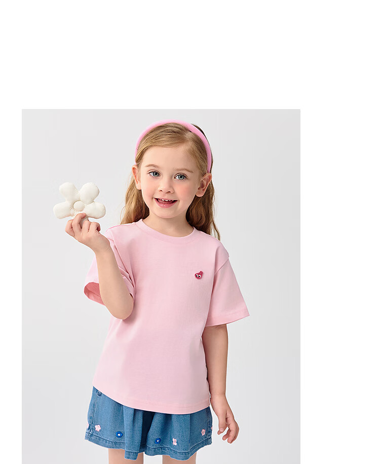 BALABALA Children's Clothing, Kids' T-Shirt Short Sleeve, 2025 Boys And Girls Summer Wear, Moisture-Wicking Quick-Dry Parent-Child Top, 208225117224 11