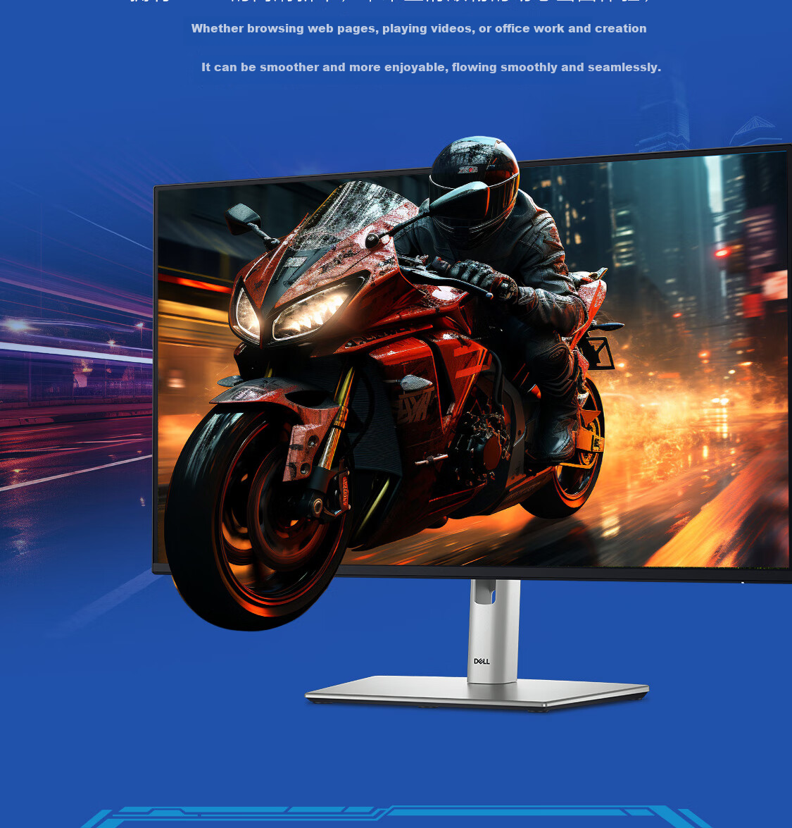 DELL 21.5-Inch Office Monitor, IPS Panel, 100Hz Refresh Rate, Hardware Blue Light Protection, VGA+HDMI+DP Ports, Height And Rotation Adjustable, P2222H Upgraded Version P2225H 6
