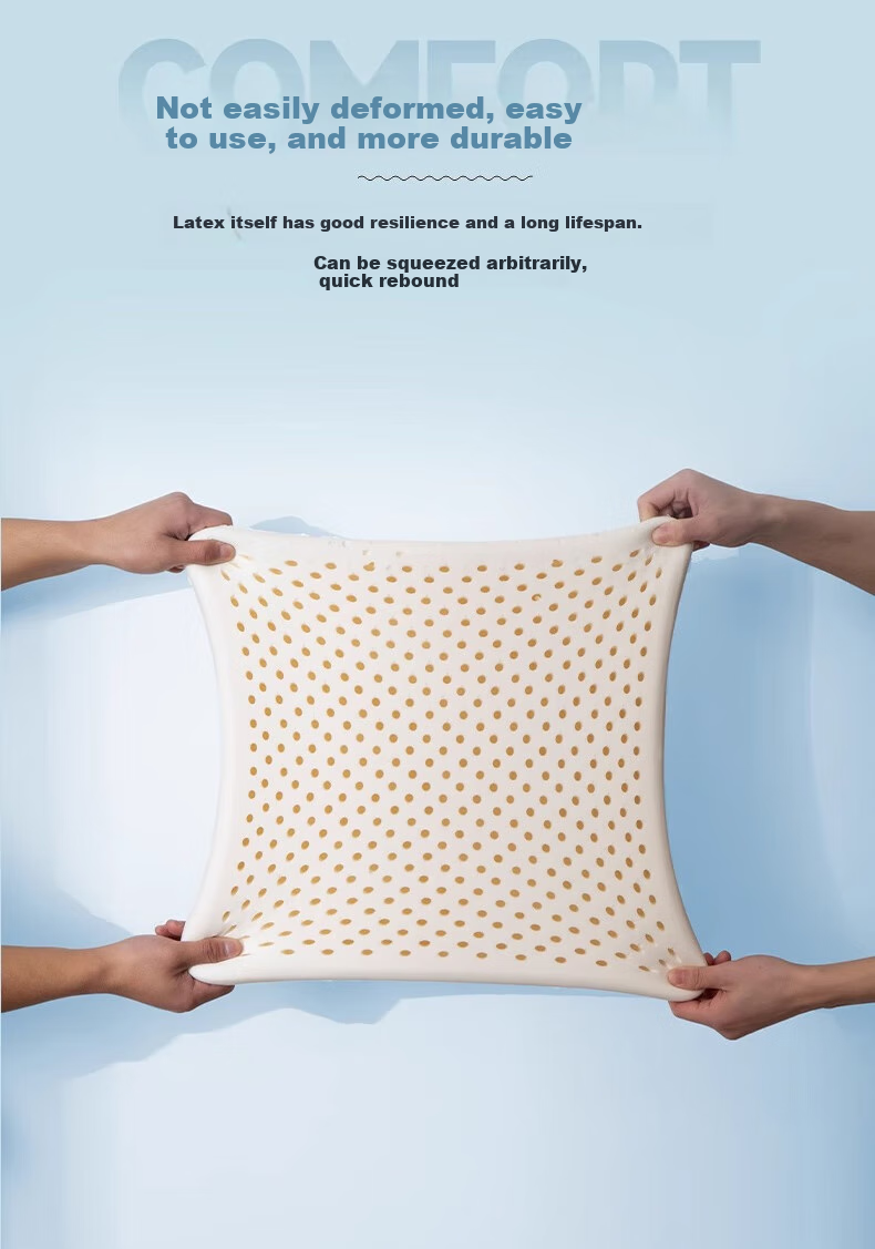 Mixiaoshu Natural Latex Seat Cushion, Extra Large Double-Layer Thickened Soft Pad, Student Chair Breathable Seat Cushion, Classroom Long-Sitting Pad 9