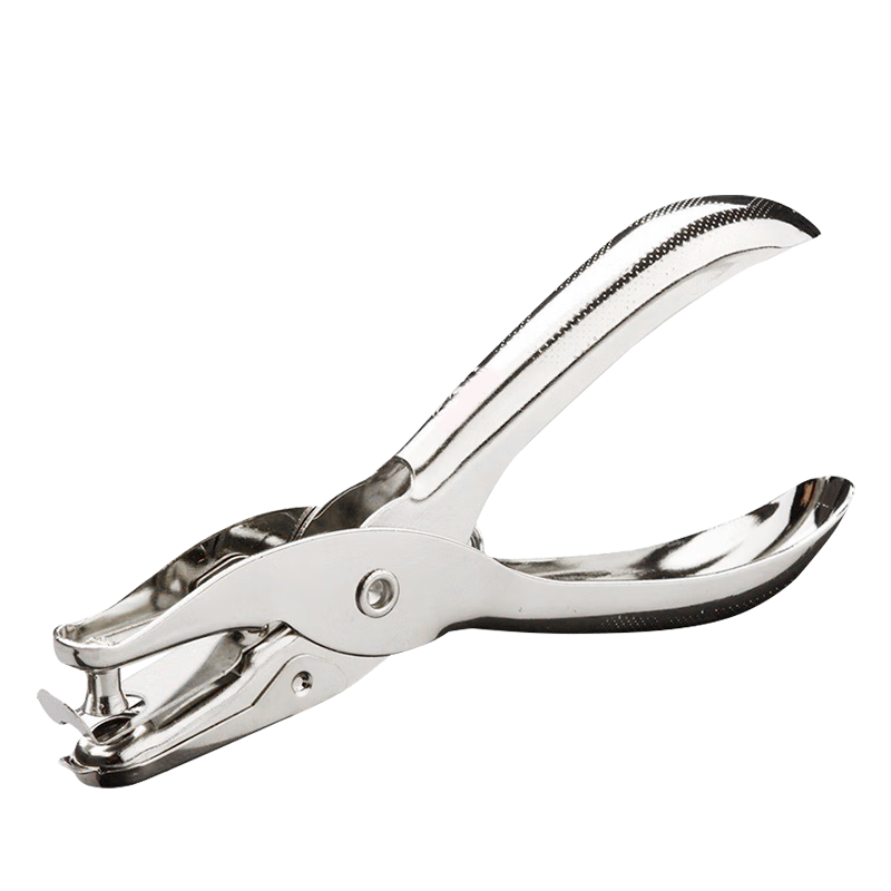 DOCON DC-K10, Φ6mm Handheld 8-Page Small All-Metal Single-Hole Puncher, Round Hole Punching Machine