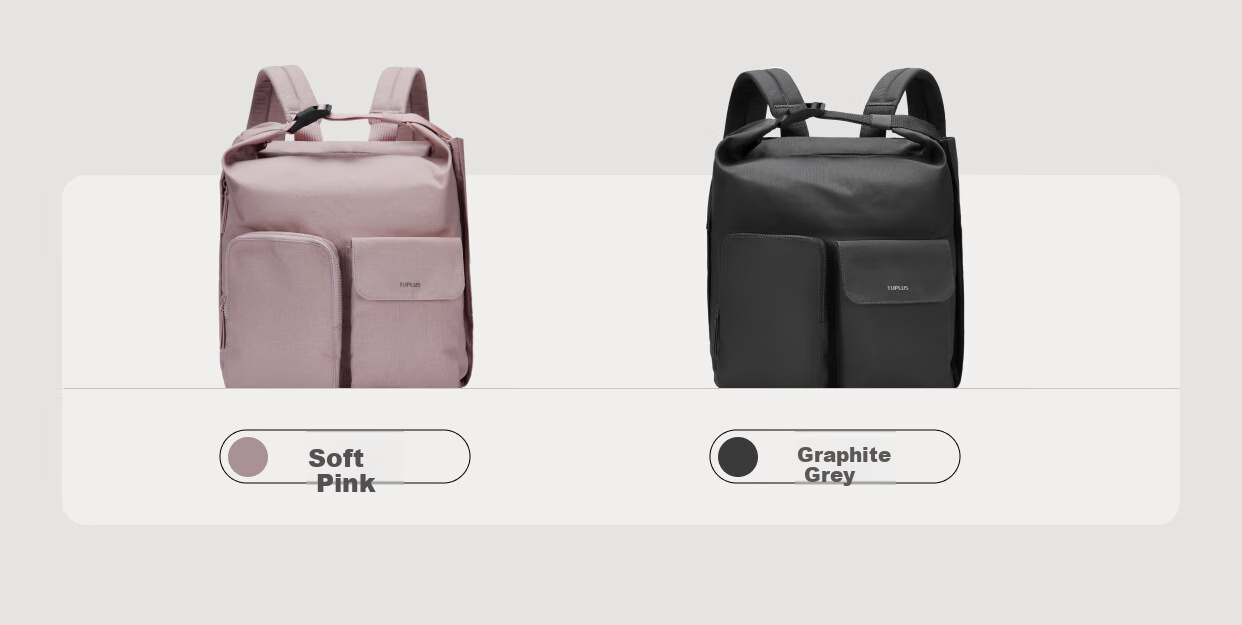 Tujia TUPLUS Comfortable Backpack, Large Capacity Travel Bag, Multifunctional Laptop Bag, Stylish Commuter Backpack, Khaki Color 66