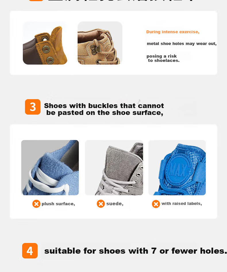 FOOTOPPO Rotary Buckle Shoe Laces, Lazy Buckle, Rotating Fastener, Sports No-Tie Shoe Buckle, Rotating Button for Me 24