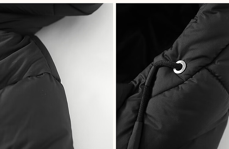 Dme [Qing Nuan Yun Duo Series] Winter Outdoor Hooded 90% Duck Down Thickened Over-Knee Long down Warm Coat 8
