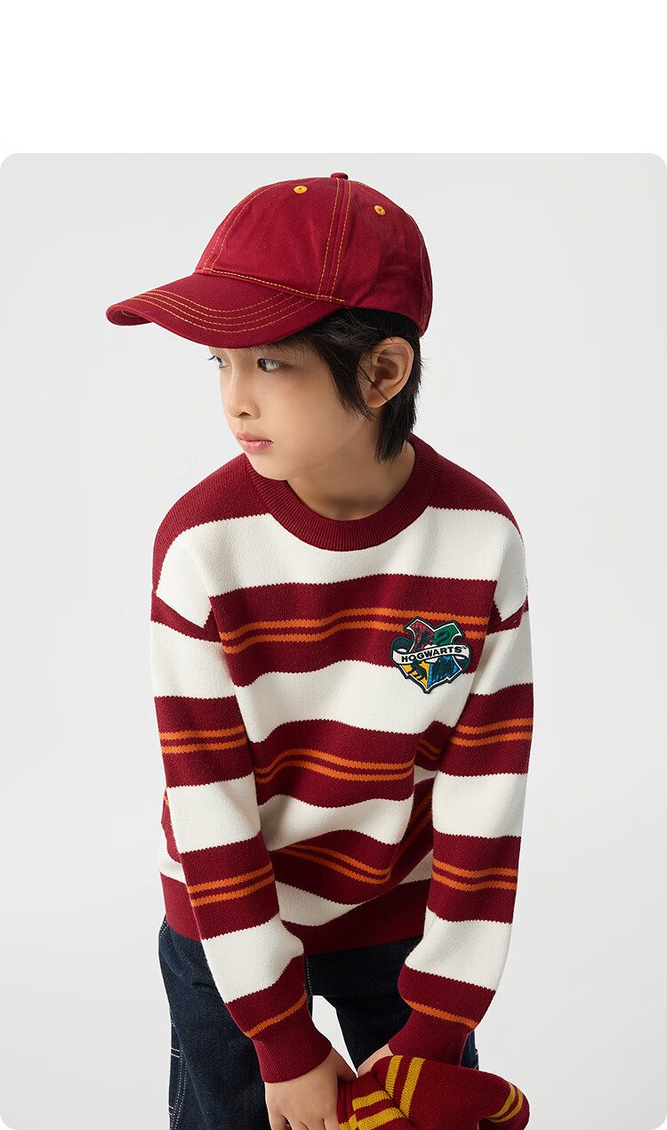 BALABALA Boys' Sweater, Children's Knitwear, New Spring Outfit [Harry Potter IP Mall Same Style], 202125103106 6