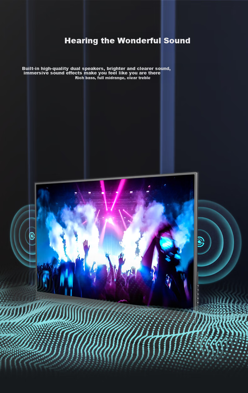 Eimio Portable Monitor [2.5K 144Hz], Wide Color Gamut, 16:10 Aspect Ratio, High Screen-to-Body Ratio, Computer Laptop Switch/PS5 Expansion Screen, M18G 7