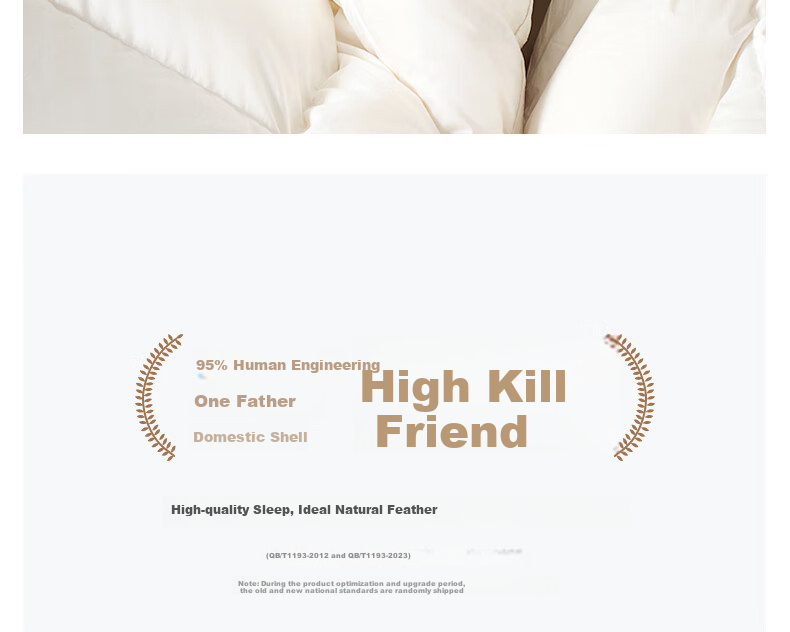 Interlagos Class A 90% White Goose down Comforter, Imported from Japan, Air Conditioning Quilt, 320g, 220*240cm, White 6