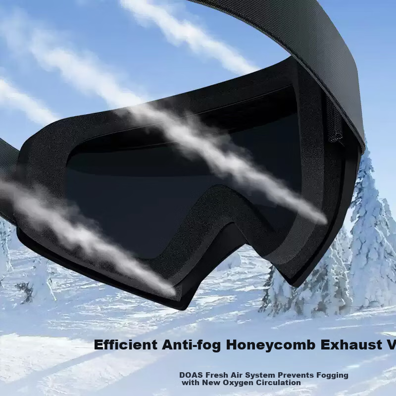 LOVECRAFT Ski Goggles, Protective Eyewear for Mountaineering And Cycling, Suitable for People with Myopia, Outdoor Sports Windproof Glasses, Protective Gear