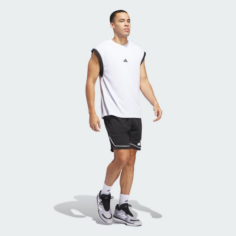 Adidas Men's Basketball Series BOS SHORT Shorts JN4728, Black, M 3