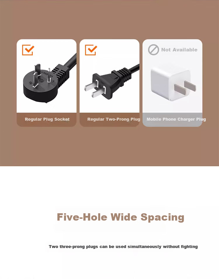 FDD Flat Invisible Floor Socket, Hidden Stainless Steel Waterproof Recessed Floor Socket, Ultra-Thin Floor Socket, Ten-Hole 8