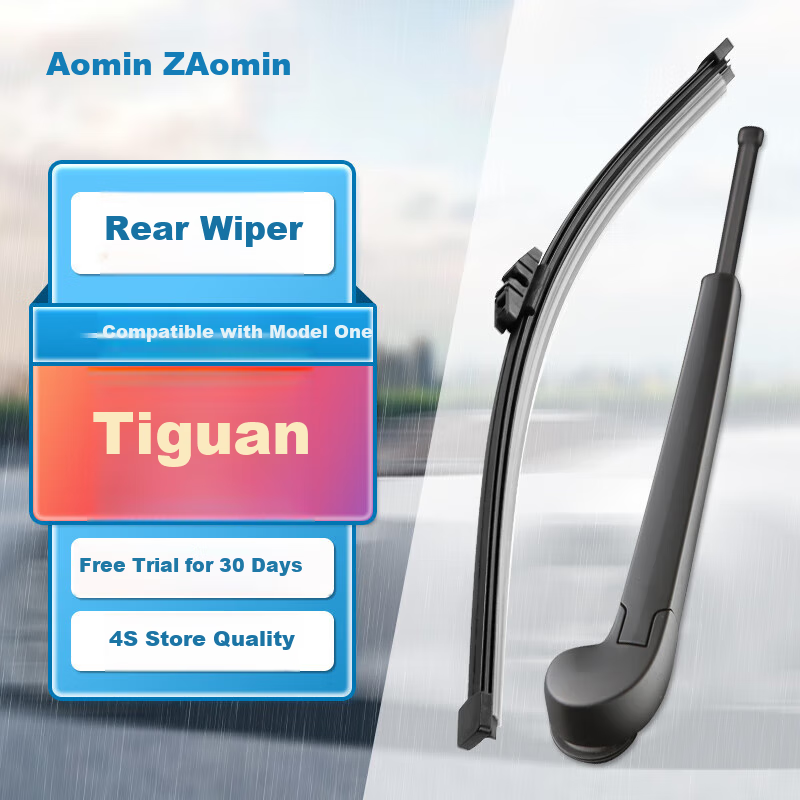 Aoming Ford Kuga Rear Wiper Blade, Rear Window Wiper Blade, Rear Door Wiper Blade, Quiet, Wear-Resistant, Natural Rubber