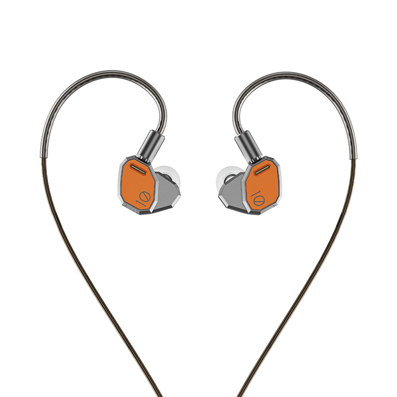 HiBy Yacht10 Dynamic In-Ear Headphones, High-Fidelity Audiophile Wired Earphones, 0.78mm Dual-Pin with Replaceable Cable, Mecha-Style Desig