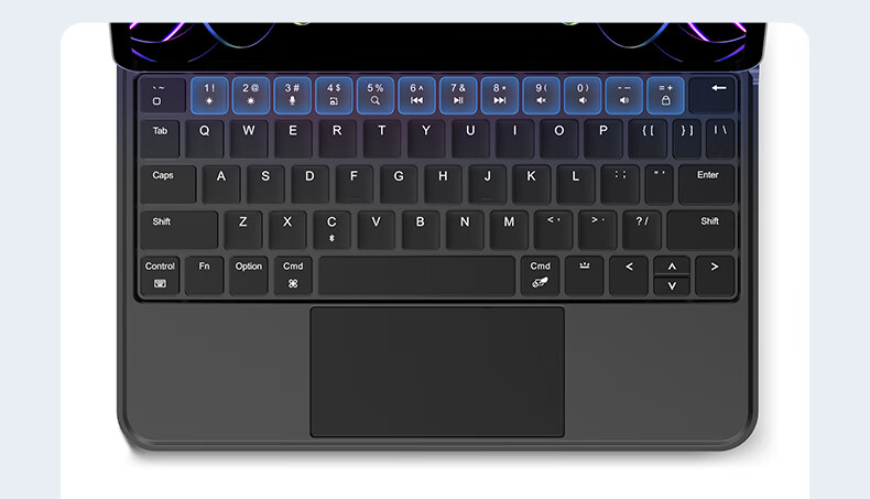 Ugreen Compatible iPad Magic Keyboard Apple Tablet Air 7/6/5/4 | Pro 2018-2022 11/10.9 Inch Keyboard Protective Case Integrated [New Upgrade | Lighter] 11