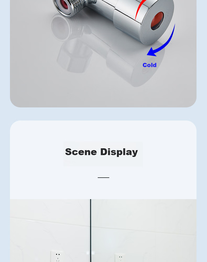 Interhasa! C2095 Hot And Cold Automatic Sensor Faucet, Brass Bathroom Tap, Smart Sink And Washbasin Sensor 8