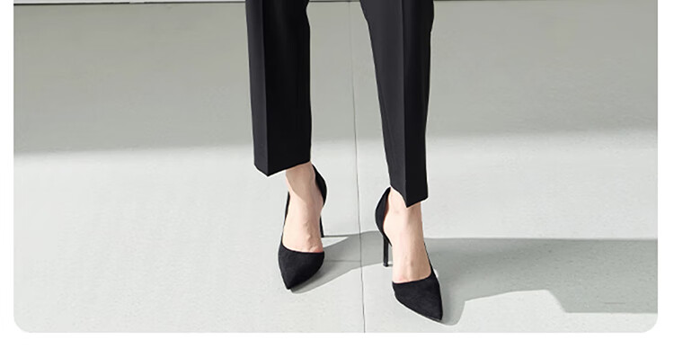 Miss Bird Lucky Series Black Professional Suit Set Women's Civil Service Interview Formal Commuter Elegant Blazer Set 1