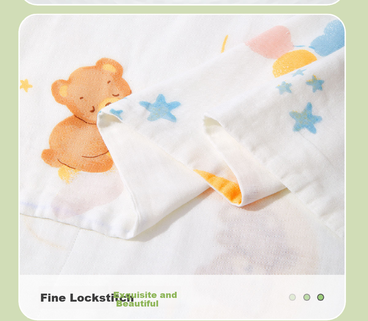 Mianzhirun Baby Muslin Bath Towel, Infant Absorbent Swaddle, Newborn Blanket, Children's Bamboo Cotton, 7A Antibacterial, 110cm*110cm 14