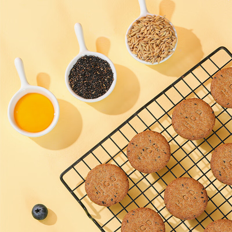 好吃点高纤煎麸饼800g饼干礼盒 办公室休闲零食早餐饼干代餐推荐