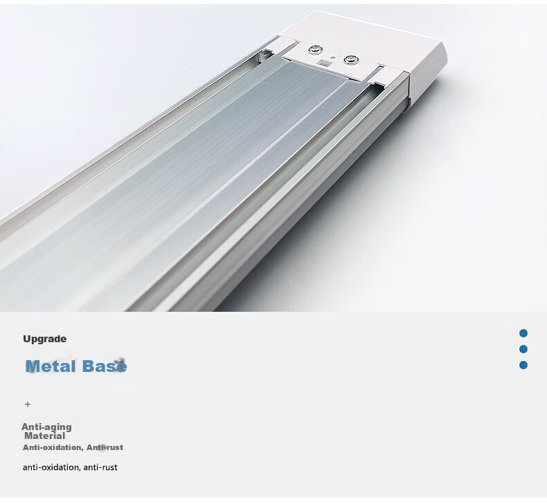 Desheng Waterproof, Dustproof, And Shockproof LED Tube Light Integrated Strip Light Display Cabinet Daylight Lamp Engineering Ultra-Bright Energy-Saving Park Lighting Light Arc-Shaped Model - 0.9 Meter - White Light 13