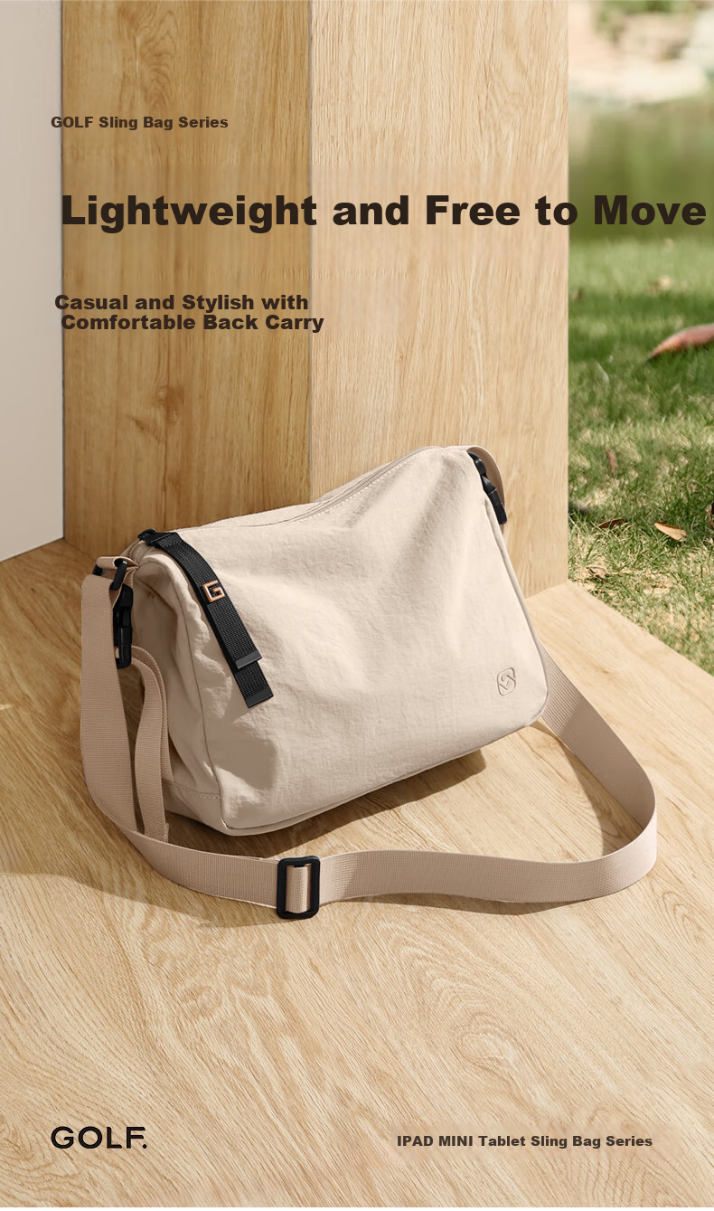 GOLF Shoulder Crossbody Bag for Women, Outdoor Casual Handbag, Water-Resistant Commuter Large Capacity Canvas Bag, Birthday Gift for Wome 2