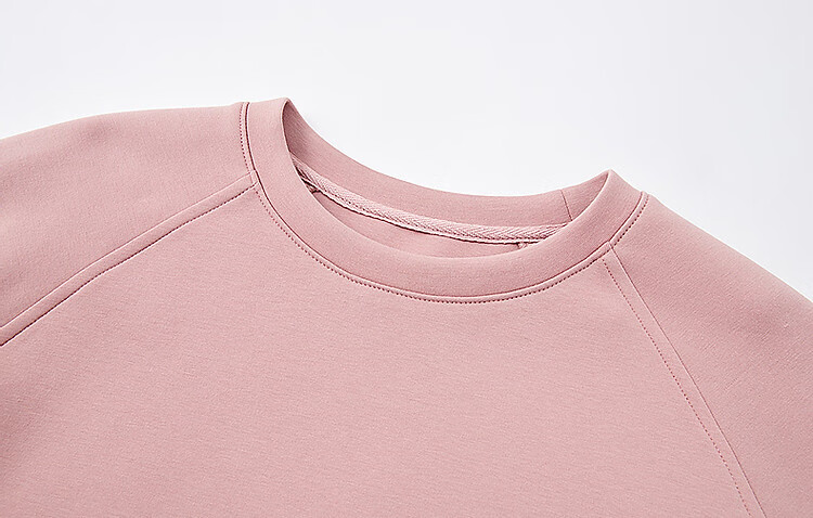 Dme 350G Air Layer Set Spring Autumn Fashion Colorblock Sweatshirt and Elastic Waist Split Skirt Two-Piece Set for Women 9