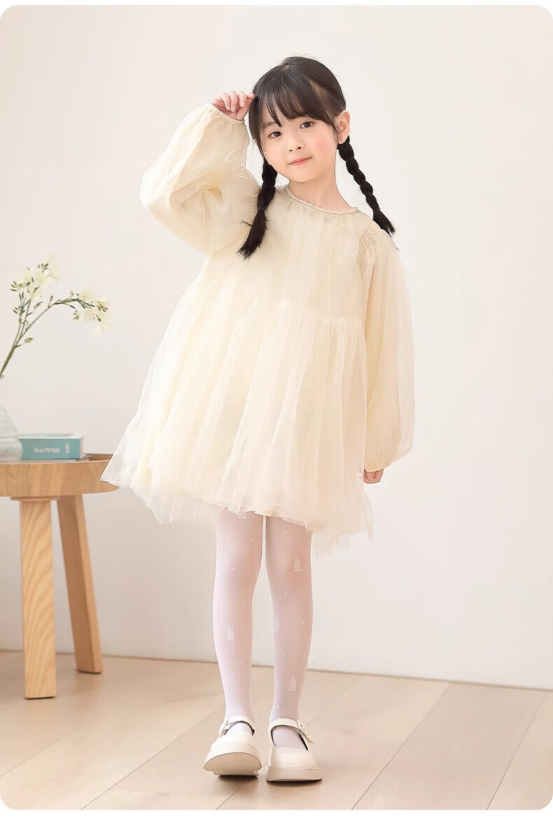 LangSha Children's Thin Spring and Summer Tights Baby Leggings White Anti-Mosquito Dance Pantyhose Ultra-Thin Girls' Pantyhose 19