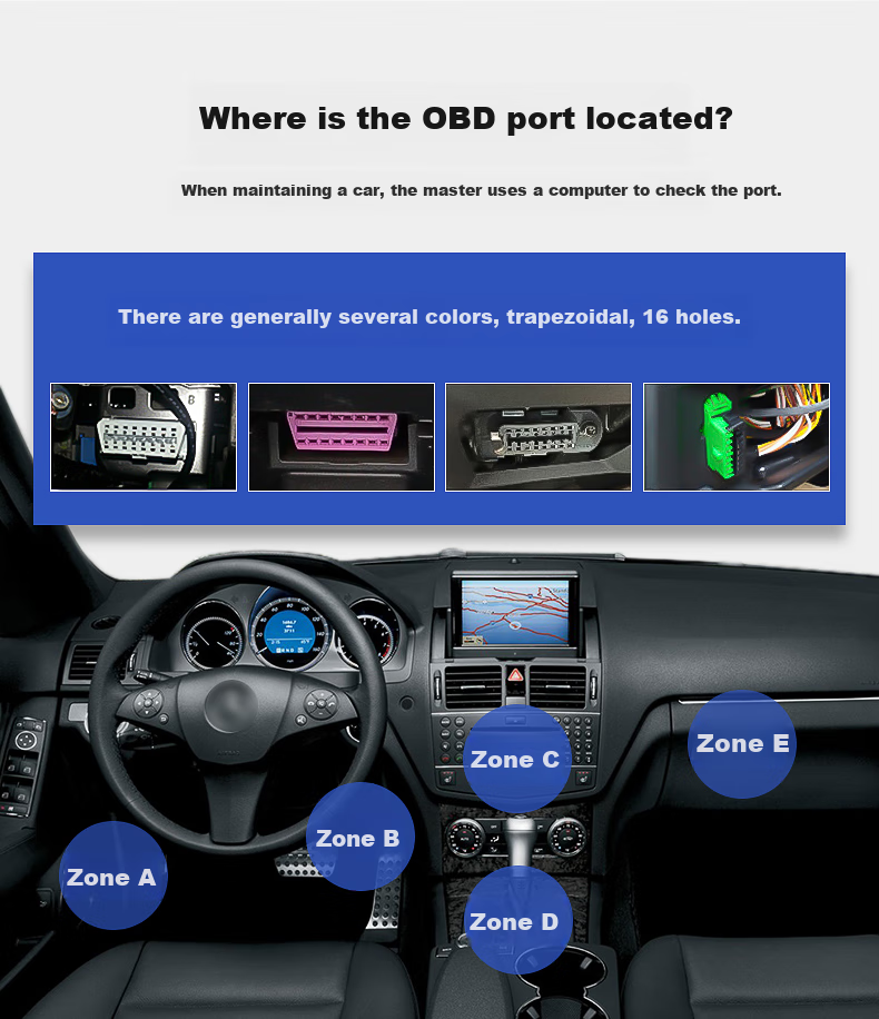 Zianpingxian (ActiSafety) H80 Universal Car HUD Second Generation Multi-Function OBD Speed Display 12