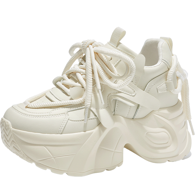 ZHR Chunky Dad Sneakers for Women, Height-Increasing Versatile Shoes, Comfortable Casual Shoes for Petite Women [Instant Height Increase by 9CM]