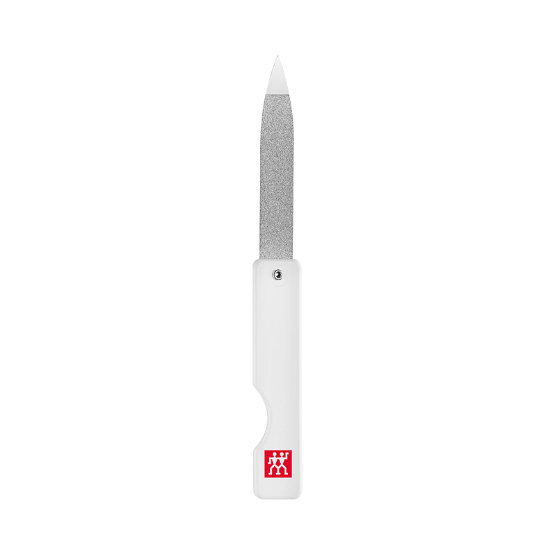 ZWILLING Sapphire Folding Nail File Stainless Steel Double-Sided Manicure Tool German Nail Care Buffer