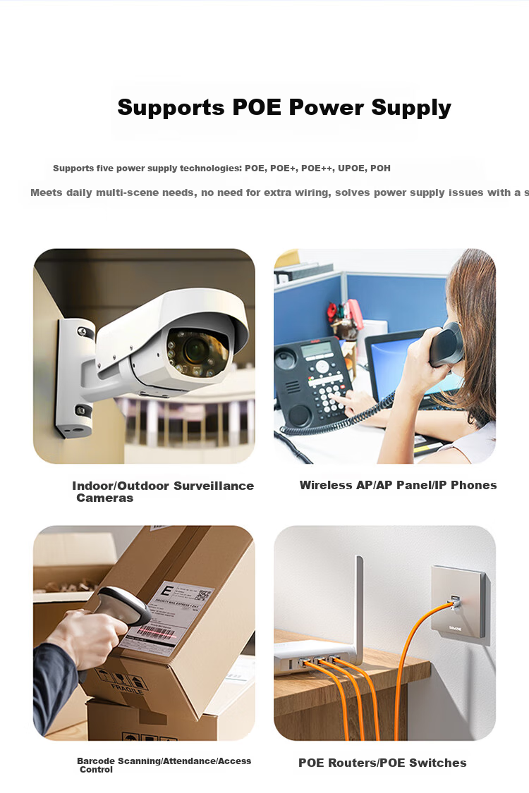 SAMZHE CAT6A Unshielded Network Cable [0.57±0.008mm Pure Copper Core] 10 Gigabit High-Speed Engineering Home Installation Network Monitoring POE Box Cable 305 Meters U6A305 8