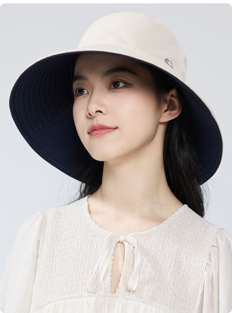 JIUMU Sun Protection Hat for Women, Sun Visor Hat, Sunhat, Fisherman Hat, Cooling Hat, Summer Outdoor Face-Covering UV Protection Hat for Wome 15