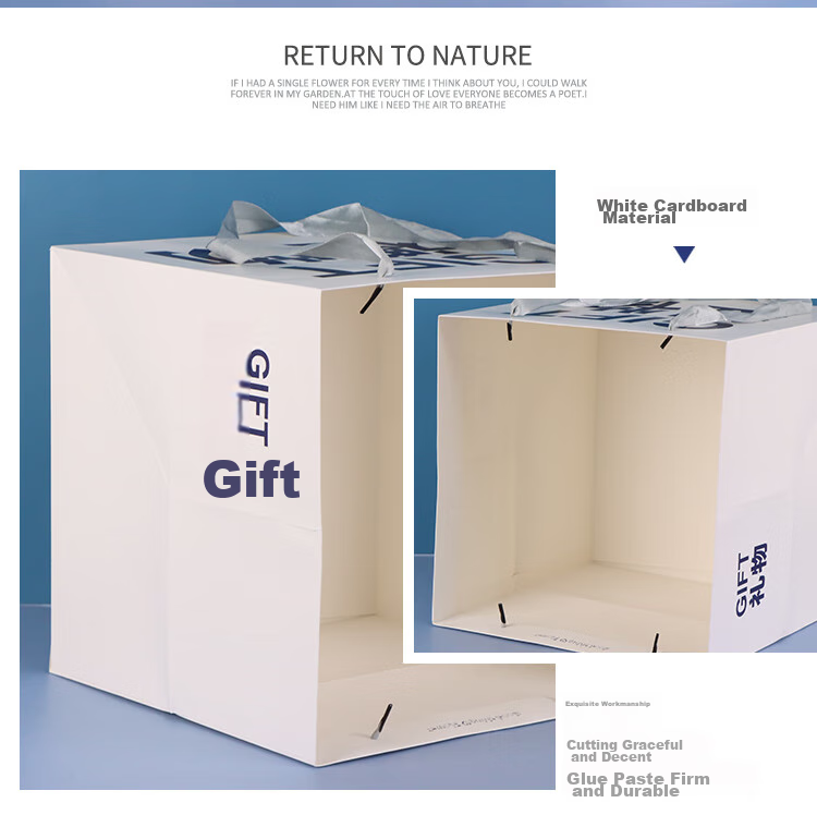 TaTanice Fresh Flower Gift Bag, 1 Piece, Mid-Autumn Festival Gift, Birthday Confession Gift Bag, Handbag, Packaging Gift Bag 5