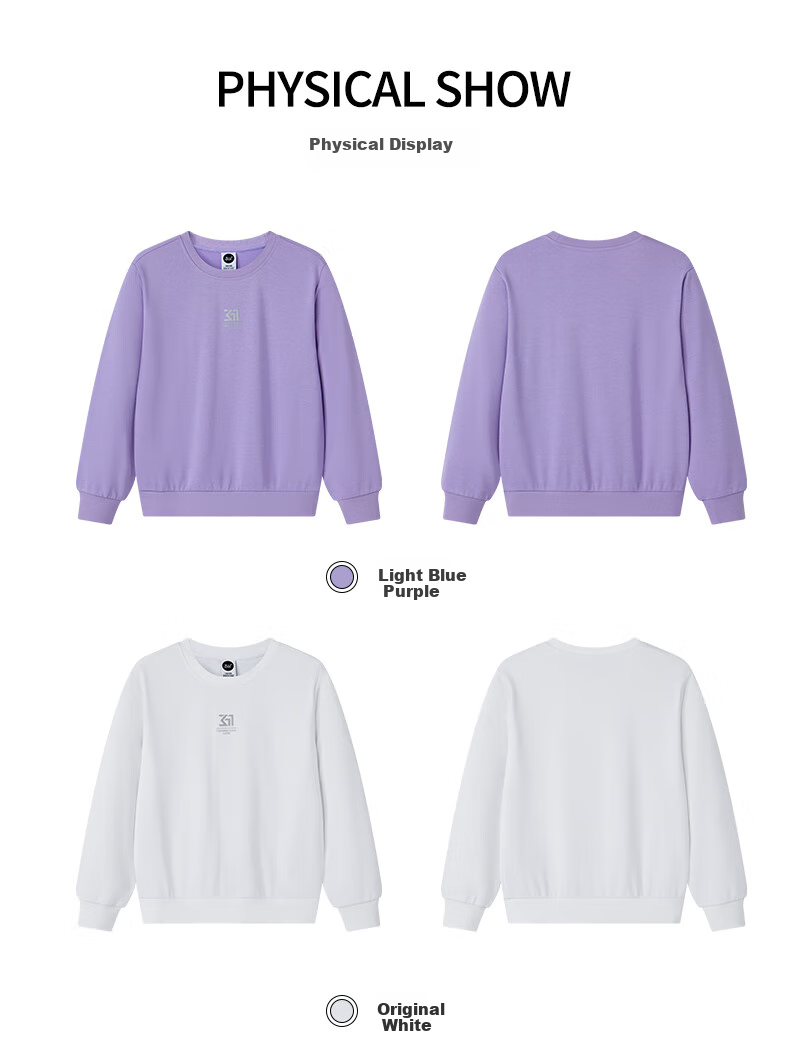 361° Children's Sweatshirt, Spring And Autumn, Boys And Girls 3-14 Years Old, Versatile School Sports Pullover Hoodie, Pink 160 15