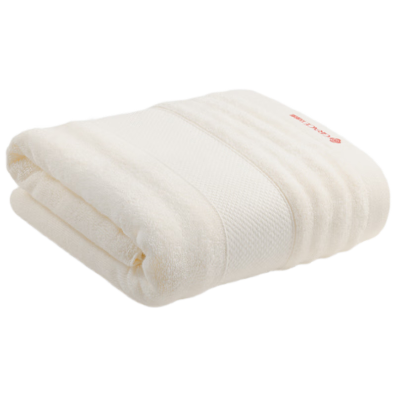Grace Thick Pure Cotton Bath Towel, 7A Antibacterial Pure Cotton, Absorbent, Skin-Friendly, Lint-Free, Large Size for Men And Women, Sweet White Color