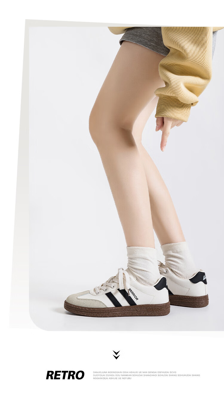 Warrior Official Women's Shoes 2026 New Summer Casual Sneakers for Women Simple Leisure Shoes White Gray Black Size 35 11