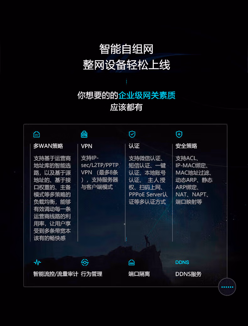 锐捷睿易RG-EG210G-P-E10口POE 千兆企业网关POE交换机AC控制器(图17)