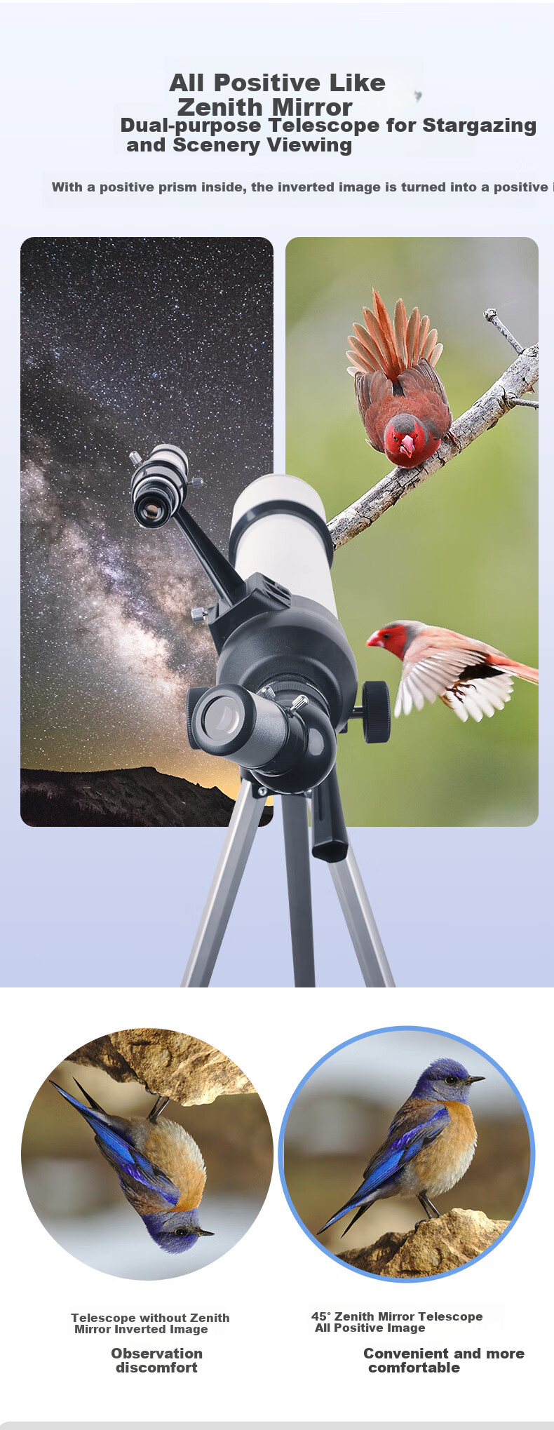 BOSMA Tiangong 80500 High-Power HD Dual-Use Astronomical Telescope for Lunar Surface and Crater Observation 4