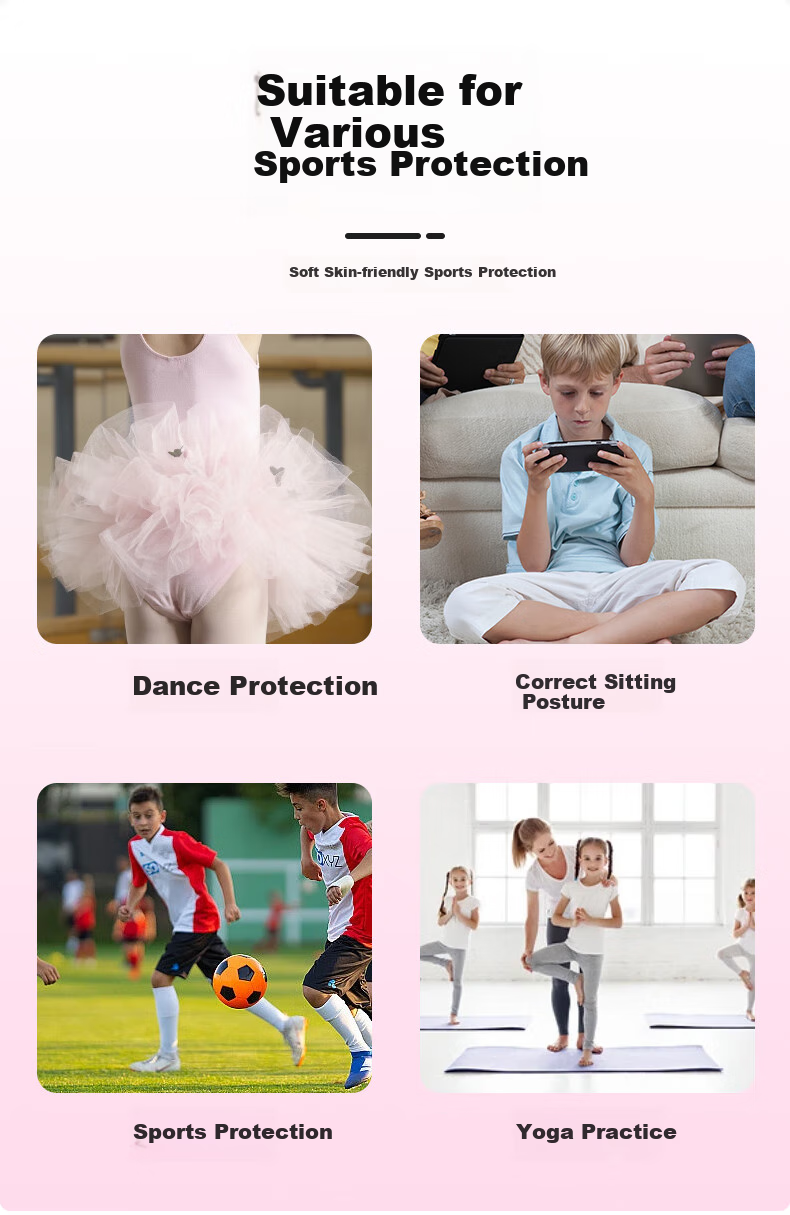 KELME Children's Dance Waist Support Belt for Dance Practice, Martial Arts, Singing, Female Abdominal Compression Belt with Elastic Waistband 2