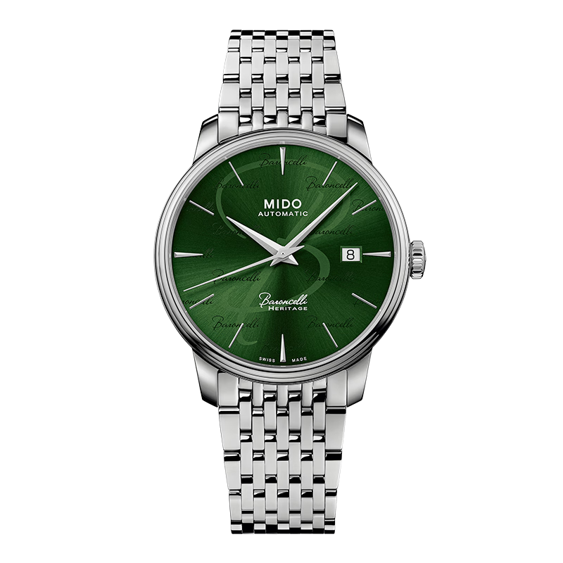 MIDO Baroncelli Collection Classic Long Power Reserve Business Casual Mechanical Steel Band Men's Watch 1
