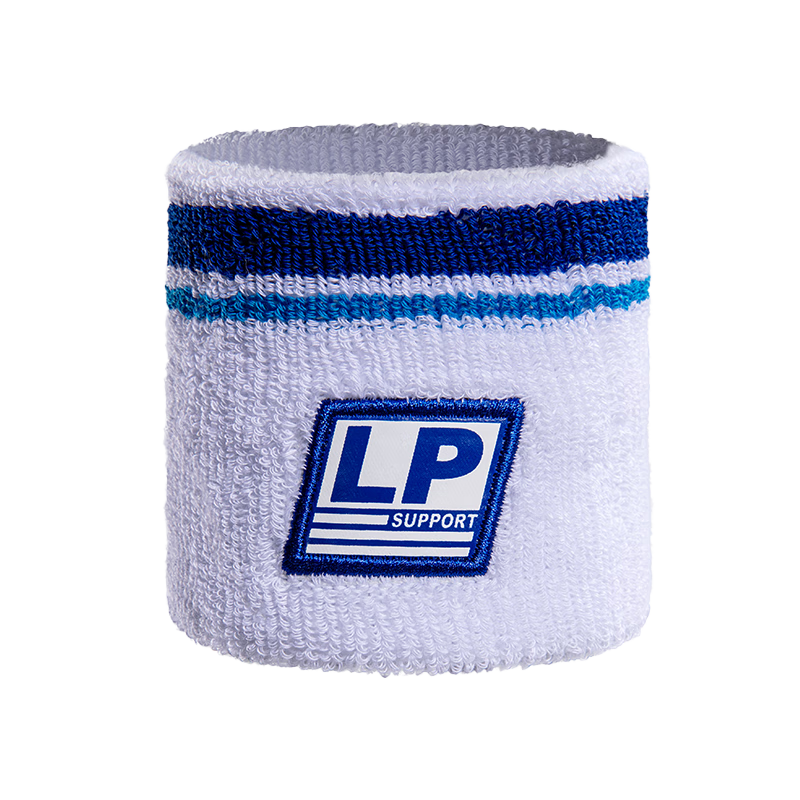 LP 4005CK Kids Wrist Sweatbands Sports Basketball Badminton Street Dance Wrist Sweat Towels Blue Pair