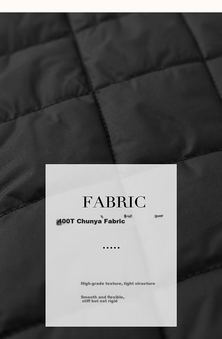 Dme [Laoqian Yinxiang] Winter Luxury Matte Light Luxury 400T Spring Yarn Diamond-Quilted Women's Cotton Jacket 6