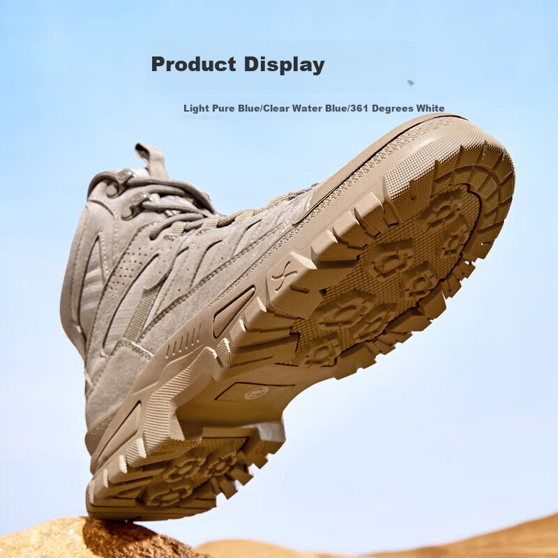 CAMEL Brand Outdoor Casual Hiking Shoes, Work Boots, Thick-Soled Martin Boots for Men And Women, P14W342609, Aiersha, Size 42