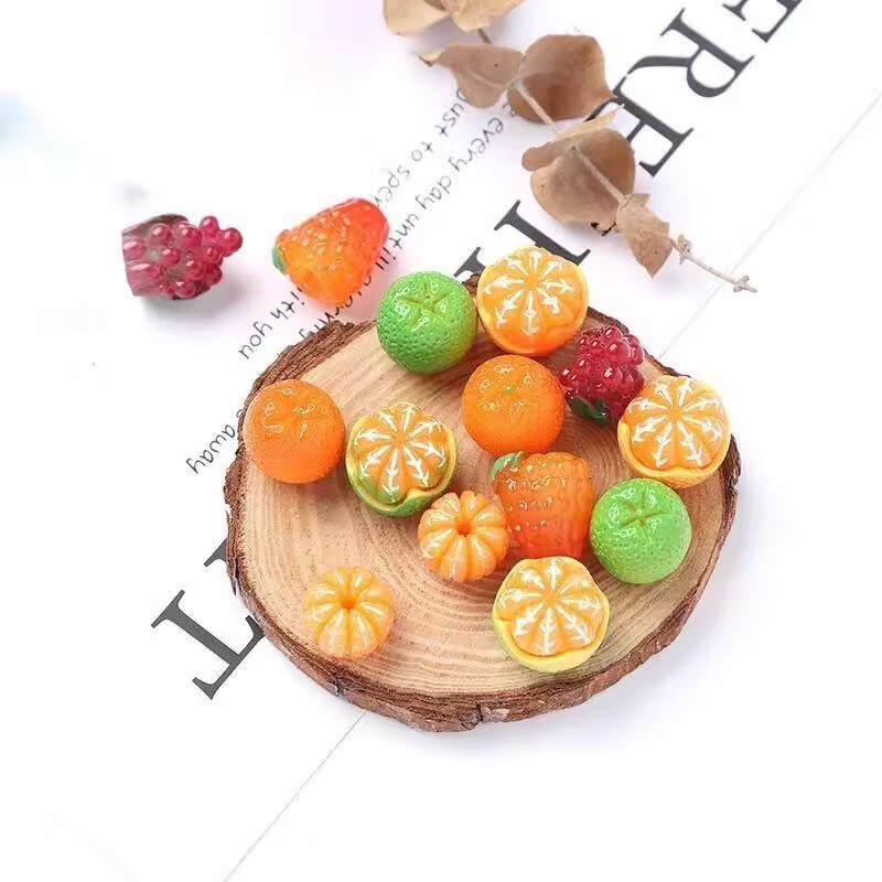 Lankupa Mini Blind Box Toy, Realistic Fruit-Shaped Miniature Toys, Student Prizes for Class Sharing, National Day Small Gifts 4